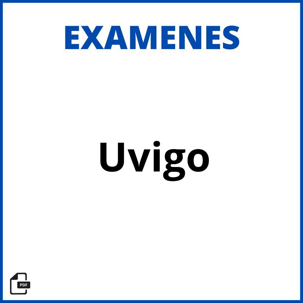 Examenes Uvigo