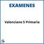 Examen Valenciano 5 Primaria Soluciones Resueltos