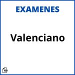 Examen De Valenciano Soluciones Resueltos