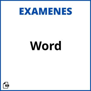 Evaluacion De Word Resueltos Soluciones